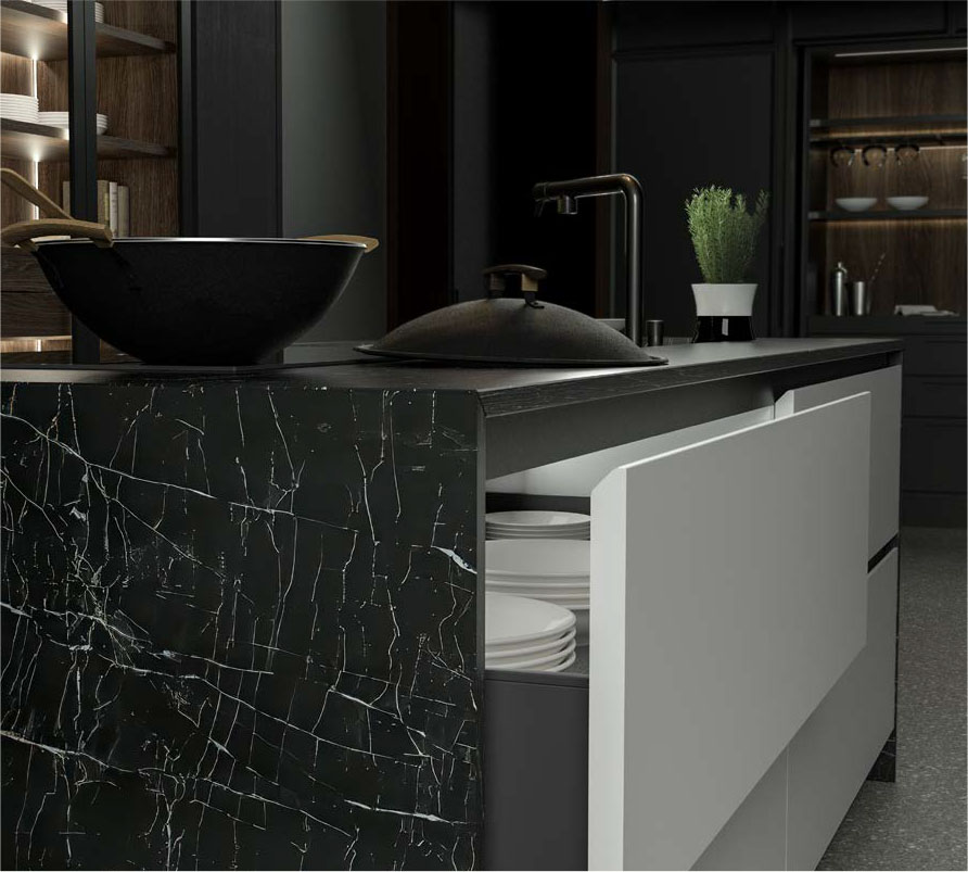 Кухня Фабрика CASTAGNA CUCINE DÉCO METAL & WOOD 