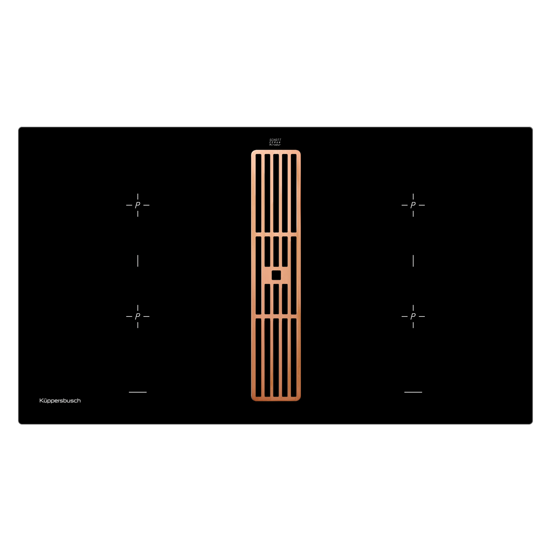 Индукционная варочная панель с вытяжкой Фабрика KUPPERSBUSCH KMI 9850.0 SR Copper 