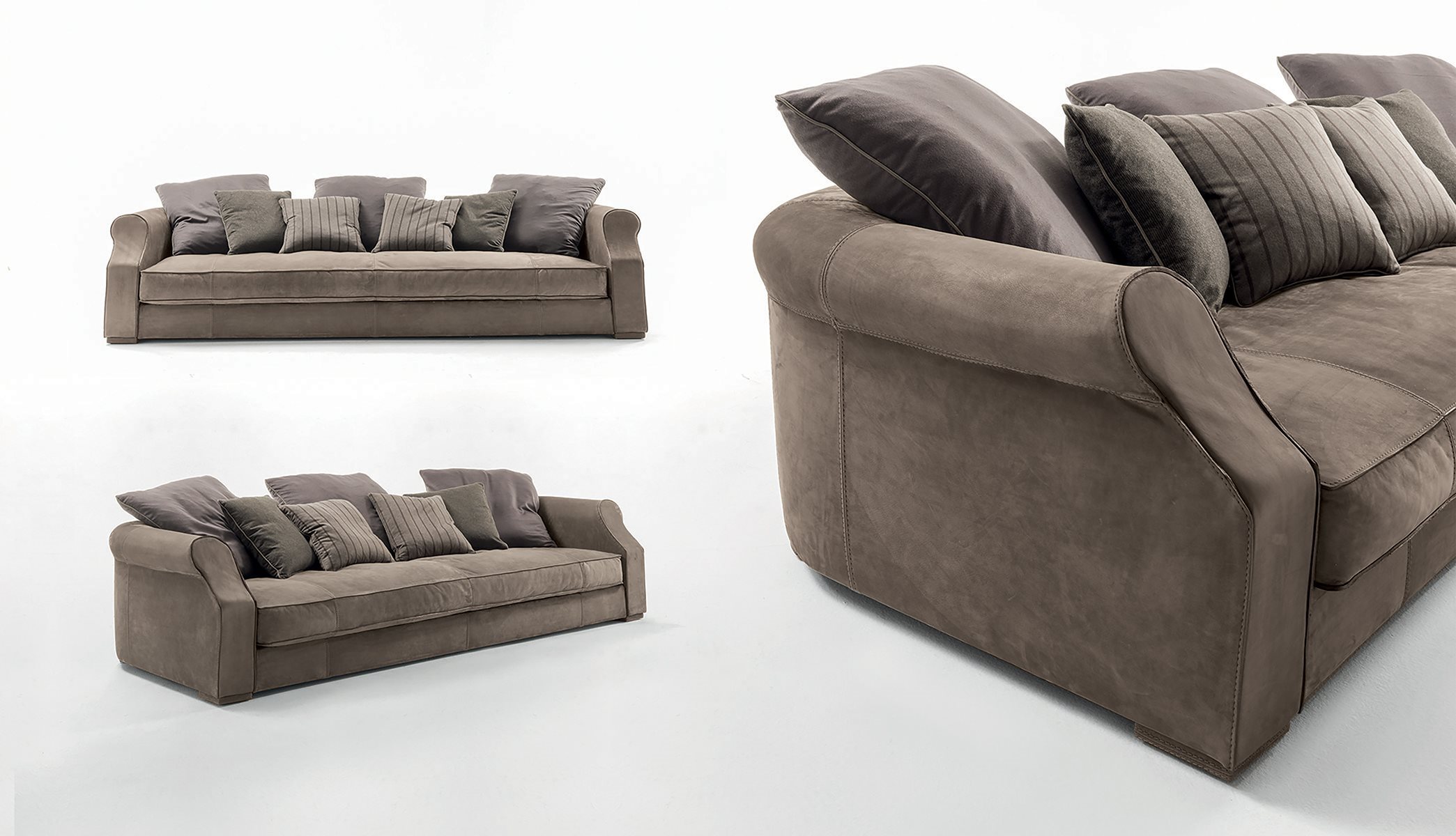 Диван Фабрика LONGHI Rubens Free Back Cushions 