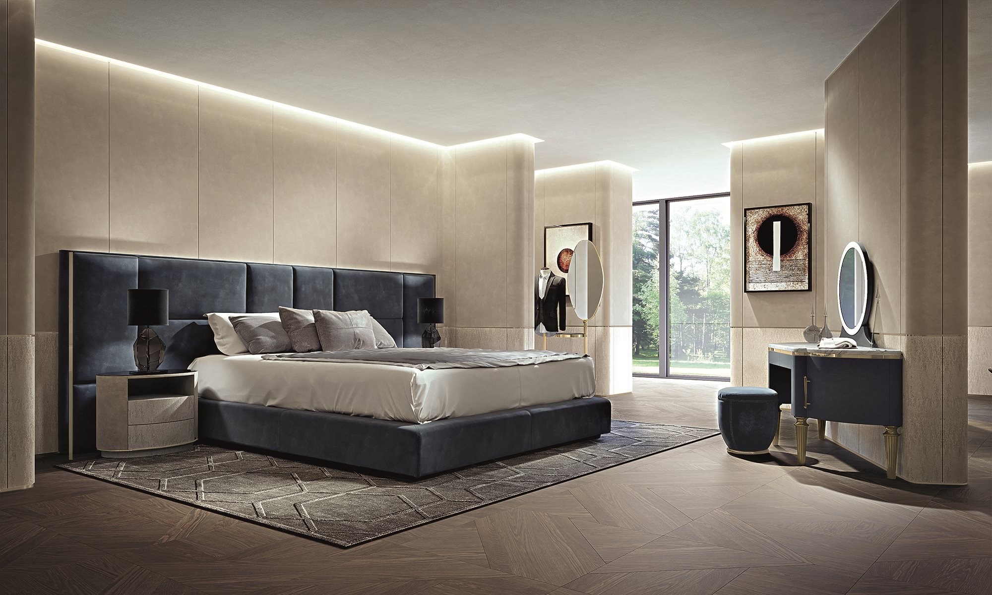 Кровать Фабрика LONGHI Amy 