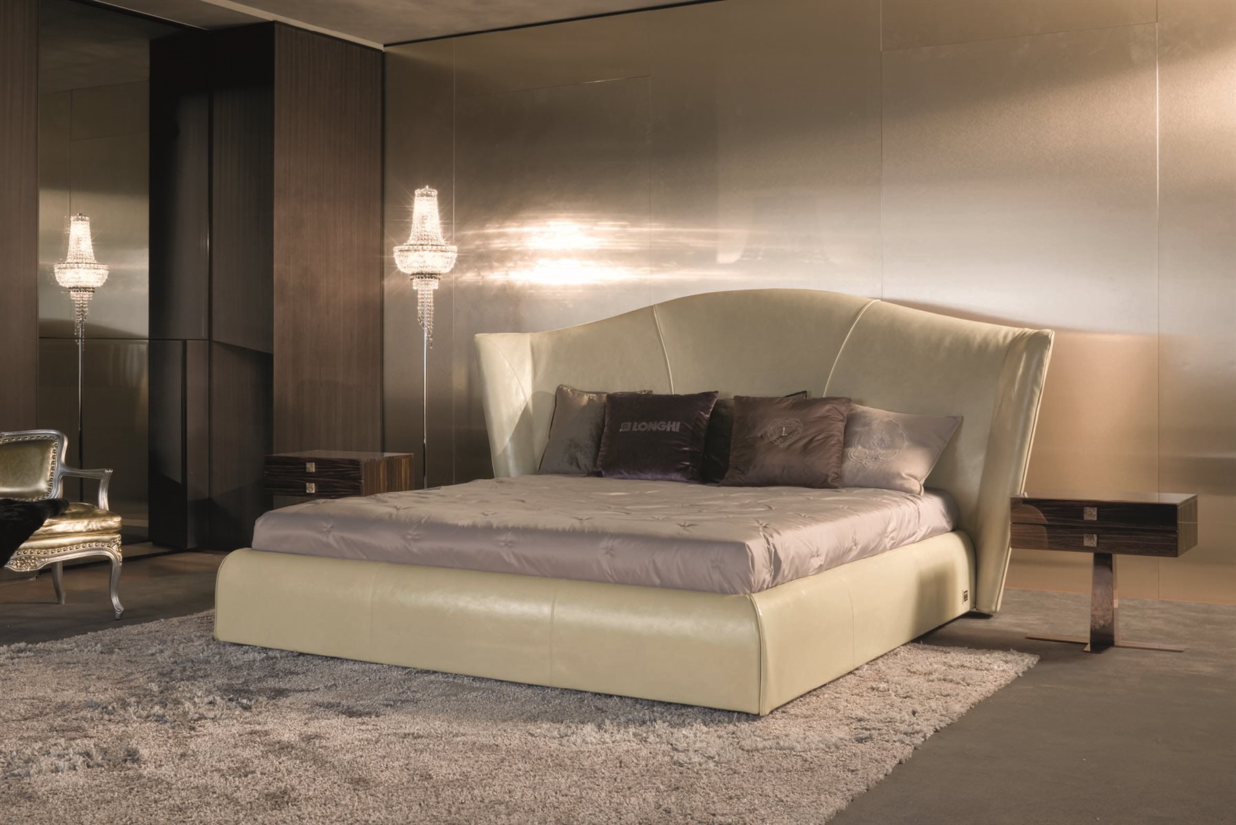 Кровать Фабрика LONGHI Heron 