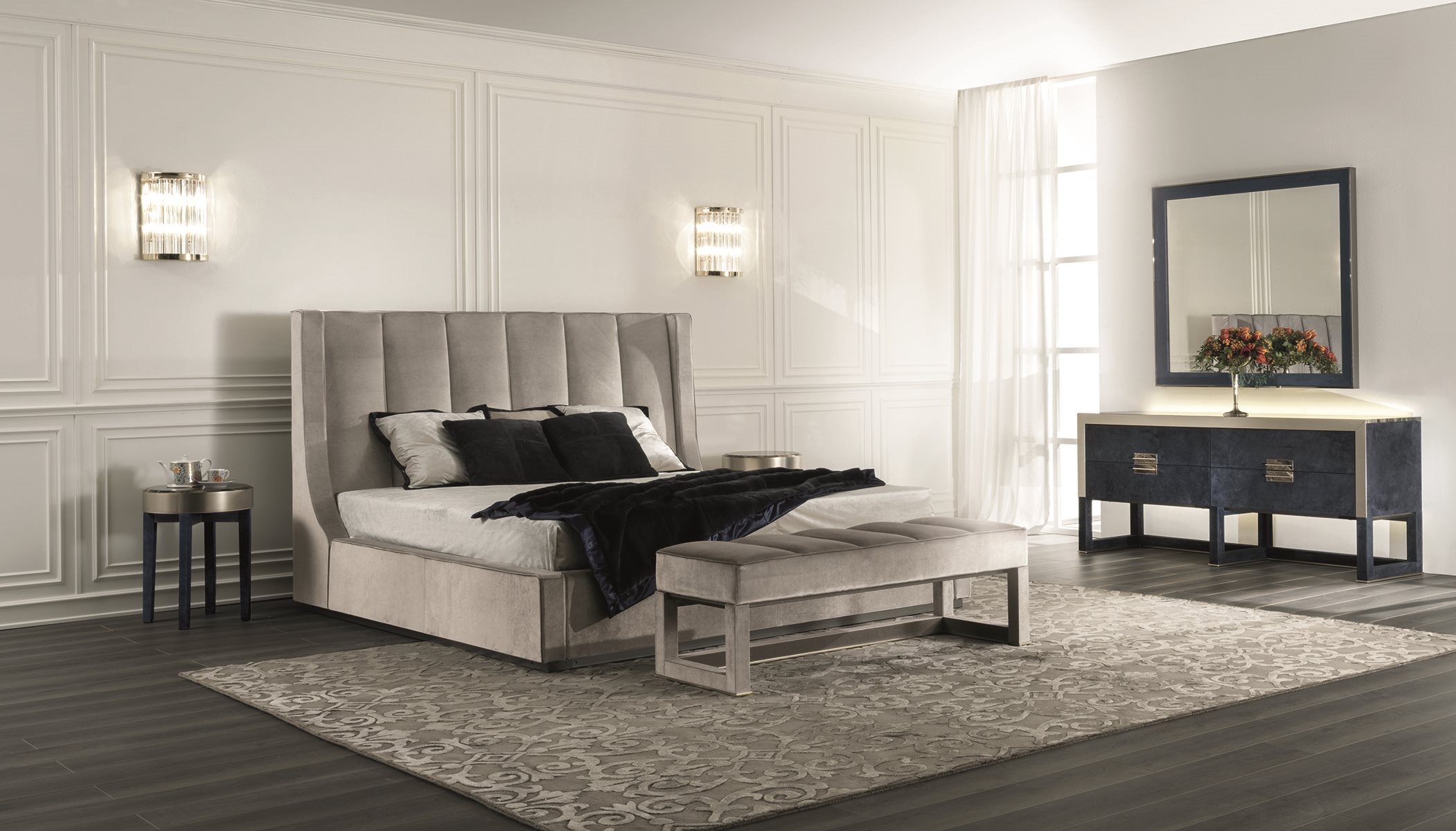 Кровать Фабрика LONGHI Kubrick Bed 