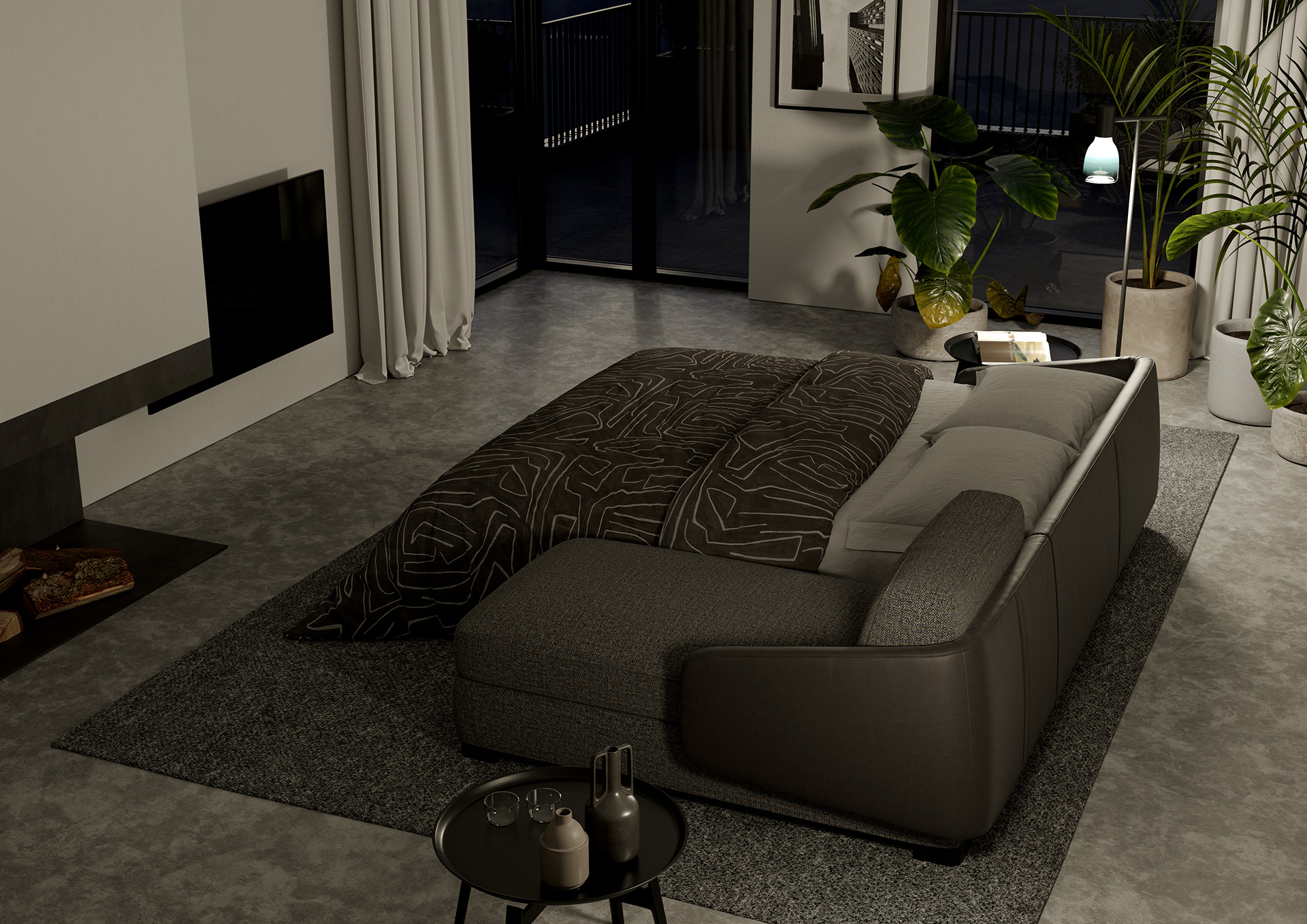 Диван-кровать Фабрика MILANO BEDDING Vivien 