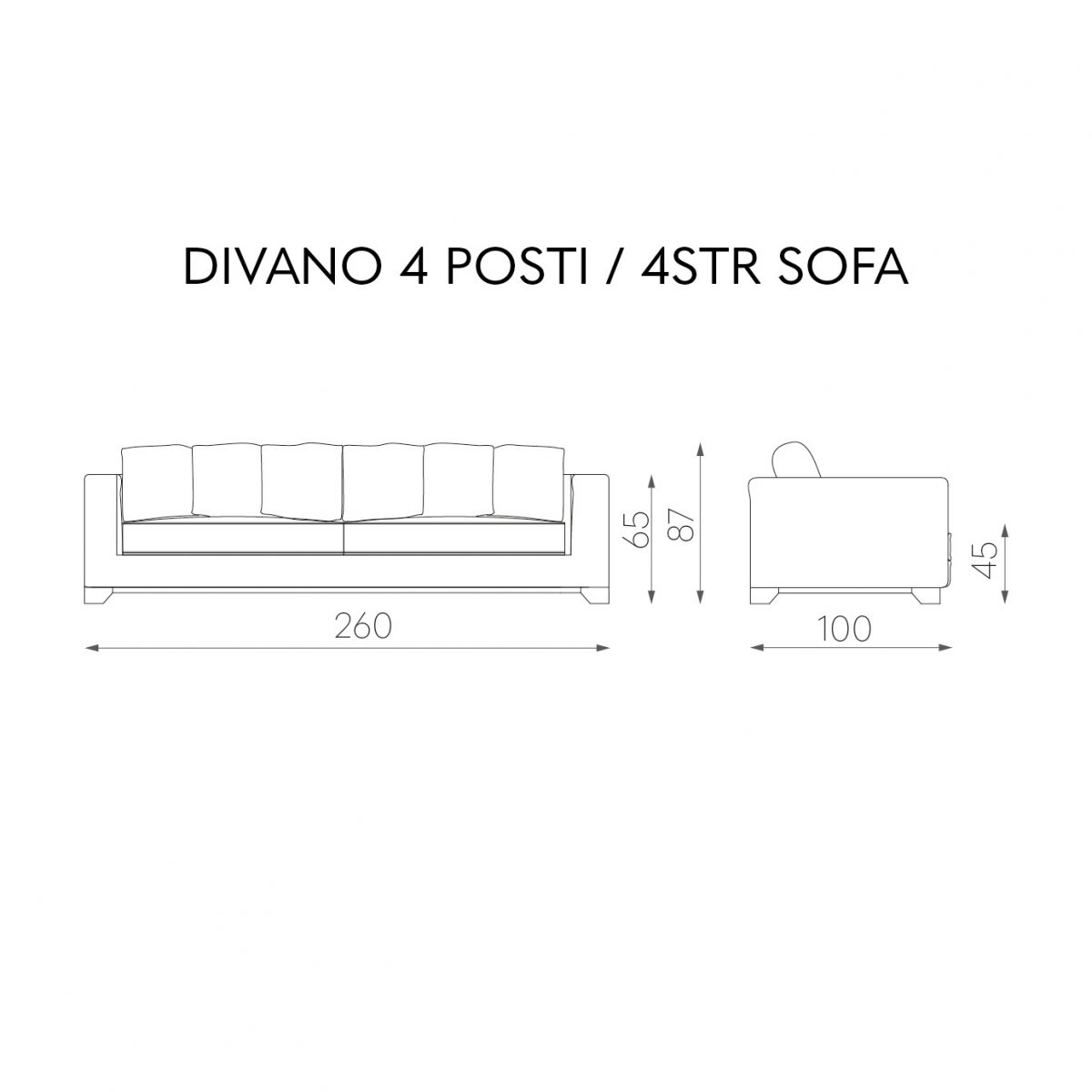 Диван Фабрика TOSCONOVA Lanai sofa 