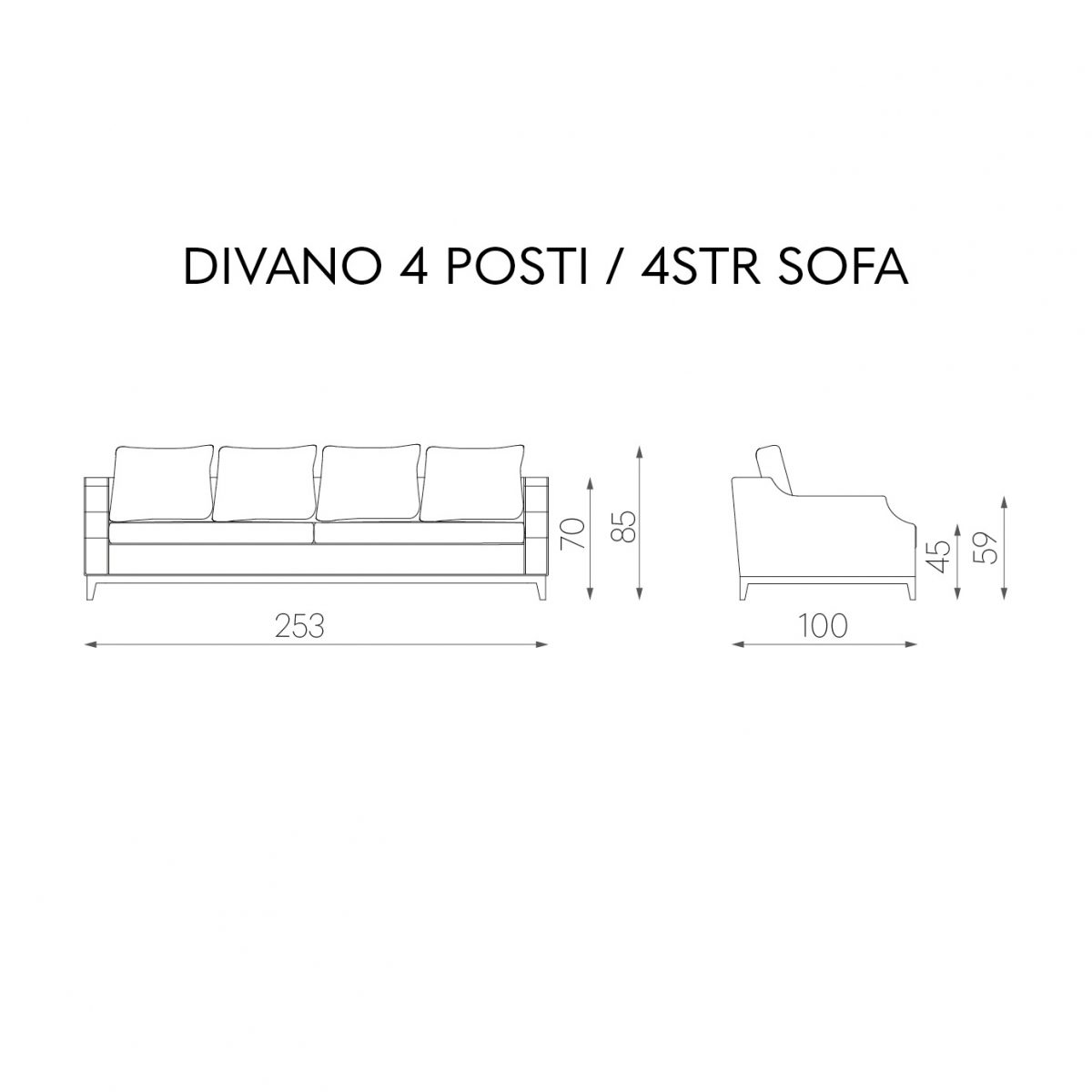 Диван Фабрика TOSCONOVA Moritz sofa 